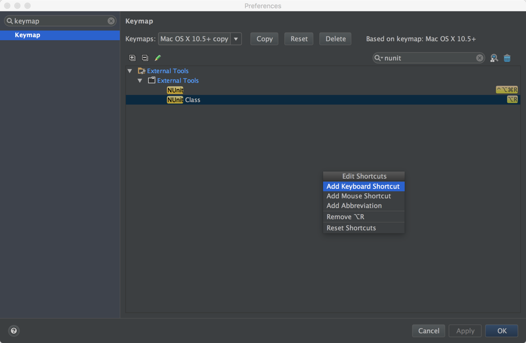 find intellij key bindings